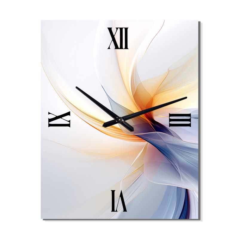 Horloge murale abstraite Tender Opulence, Petit