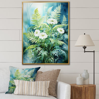 Ferns Romantic Impression I, reproduction d'art sur toile