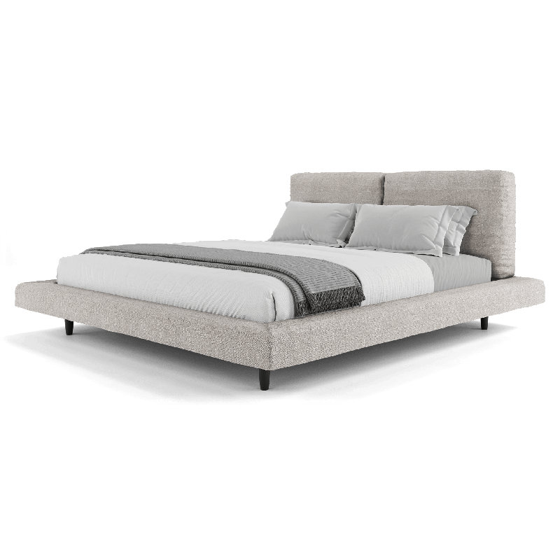Lit Eliyzah en tissu, Grand, Sable