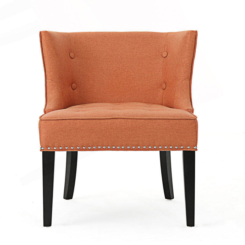 Chaise d'appoint capitonnée