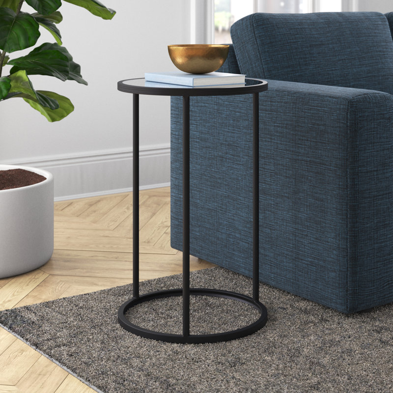 Canyonlands Glass Top Frame End Table