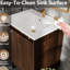Meuble-lavabo de 24 po, lavabo en céramique, armoire imperméable, structure autoportante, double installation moderne à deux tiroirs, lavabo facile à nettoyer