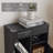 Set Of 2 Tall Nightstand With Charging Station And LED Lighting, 2 Drawers-2102566525