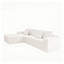 Siège modulaire 104,3 x 68,9 po, canapé compressé rembourré pour salon, chambre à coucher, appartement, aucun assemblage requis, combinaison gratuite de 2 pièces, tissu en velours côtelé moelleux-1327196176-1327196187