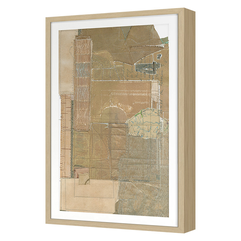 «Birch Mountains» par Susan Smereka - reproduction d'un seul cadre, Cadre en chêne, H 30 po x l 20 po x P 1,5 po