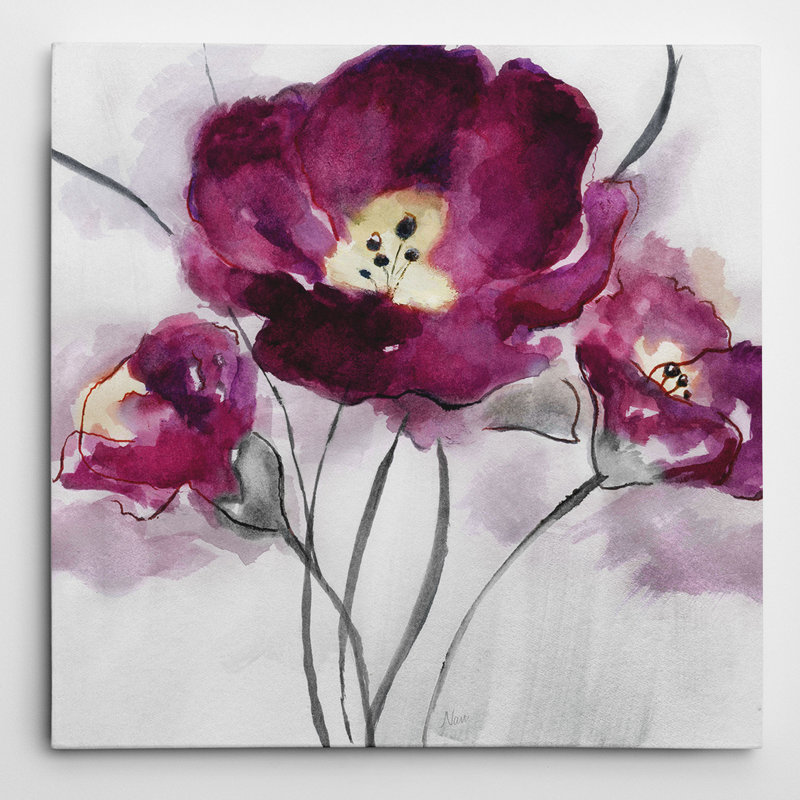 " My Magenta I " by Nan, 16" H x 16" W x 1.5" D