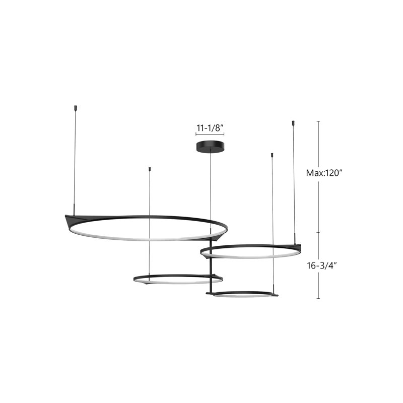 Serif 4 - Light LED Pendant