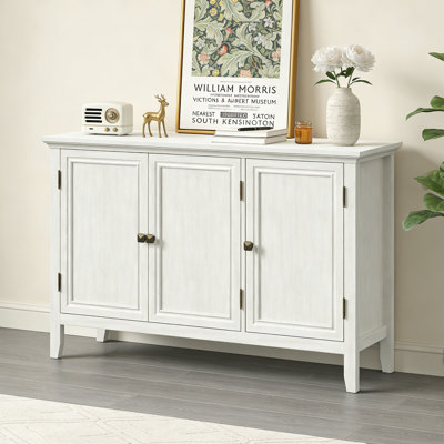 3-Door Buffet Cabinet With Adjustable Shelves