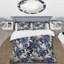 Ensemble de housse de couette floral cobalt-12083230