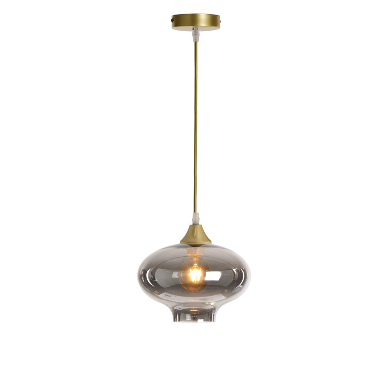 Aevah 1 - Light Pendant, Smoke, Gold