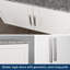 Garage Core 2 armoires et portes en blanc