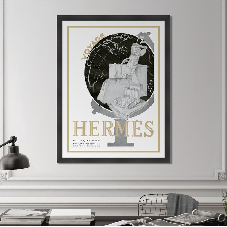 Melissa Van Hise Hermes Paris Voyage Framed On Paper | Wayfair