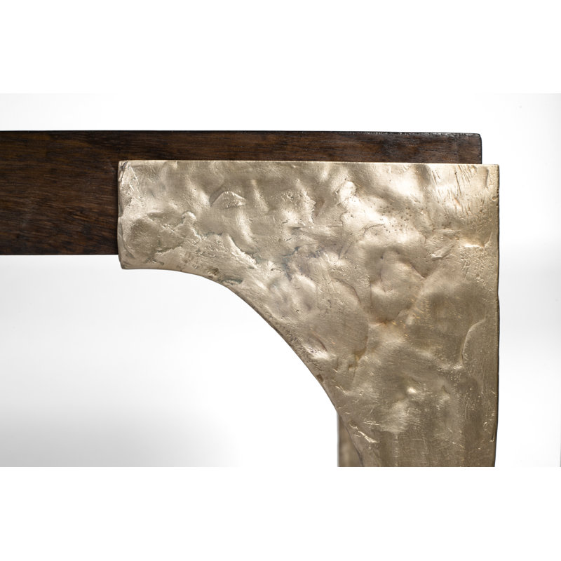 72'' Solid Wood Top Console Table