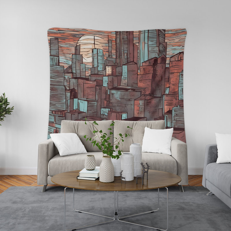 Tapisserie murale, H 60 po x l 51 po