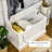 Coat Rack Hall Tree with Storage Bench, White | MDF | HOMCOM-121840641
