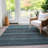 Augustinus Washable Striped Indoor / Outdoor Rug-214828258