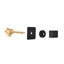 High Flow 3/4" Volume Control Valve, Cast Metal, Brass Handle Adjustable, , Matt Black Finish, 8.9Lb, 20.5X9x4.75In Parcel Metal Shower Extra Flow, Ceramic Disc Valves, Black, Container