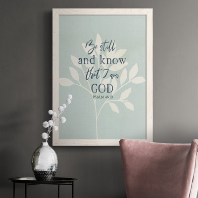 " Be Still "