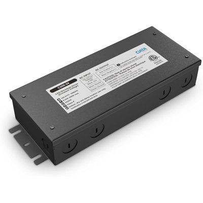 Pilote à DEL 24 V CC Ciata Lighting - Transformateur d'alimentation électronique silencieux - à intensité variable, idéal pour les lumières à DEL et plus encore