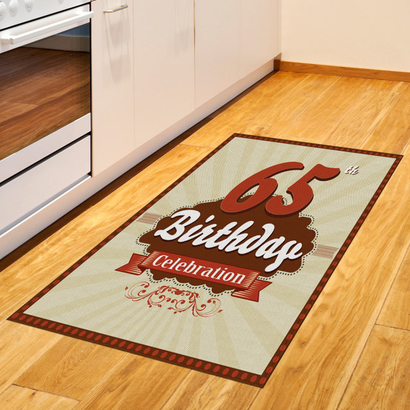 Retro High Density Long Fiber Poly Threads Decorative Area Rug Carpet, Rectangle 2'7" x 5'