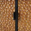 Buffet brun 3 portes en bois sculpté à la main Rigolf