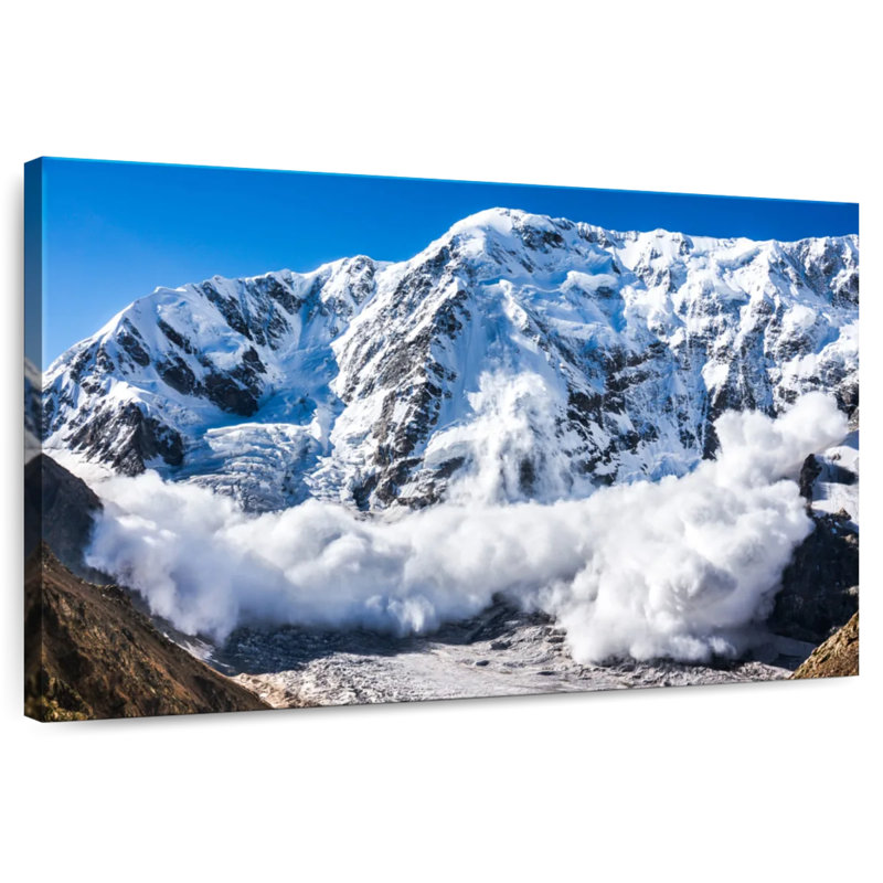 Alvord Avalanche In Shkhara Mountain, 20" H x 30" W