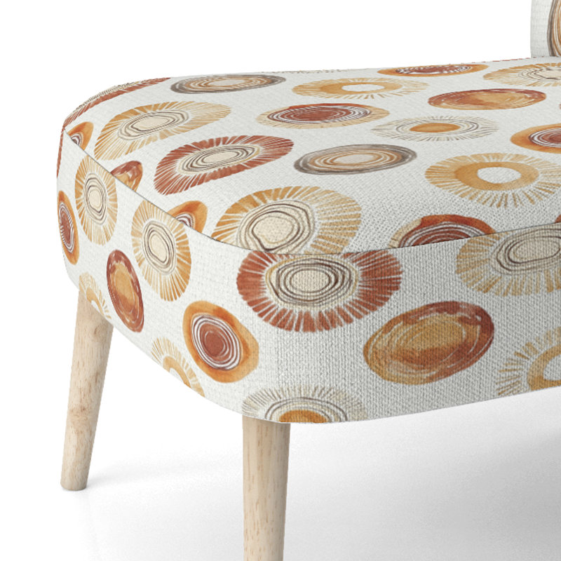 Chaise d'appoint géométrique - Chaise d'appoint Boho, Chaise d'appoint sans accoudoirs