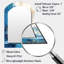 Blue And White Contemporary Boho Pottery II - Blue Bohemian Arch Wall Mirror-1051052260