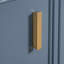 Meuble-lavabo 24 po avec lavabo, armoire de salle de bain avec tablette de porte, tiroir profond, panier coulissant à 2 niveaux, structure en bois massif et panneau de fibres à densité moyenne, un paquet, bleu gris-726827320