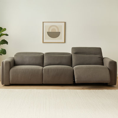 Canapé inclinable électrique Wilder taupe doux