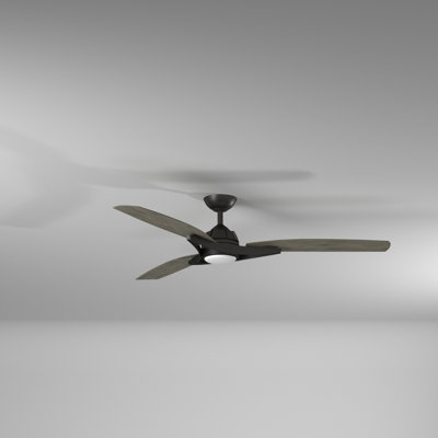 65" Molino 3 - Blade LED Smart Standard Ceiling Fan with Remote Control and Light Kit Included