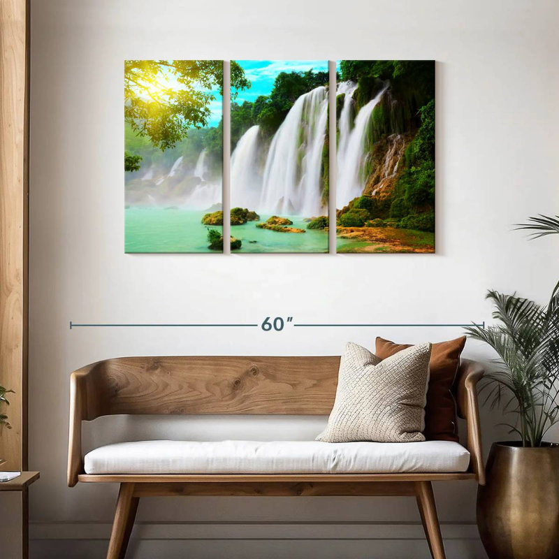 Cascades d'Alvord Detian, H 28 po x l 45 po