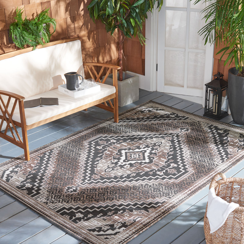 Tapis oriental d'intérieur / extérieur Havana Performance, Rectangle 8 pi x 10 pi