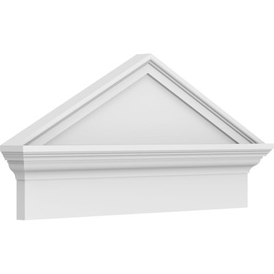 Péditation combinée en PVC de qualité architecturale à sommet pointu (pas 6/12)