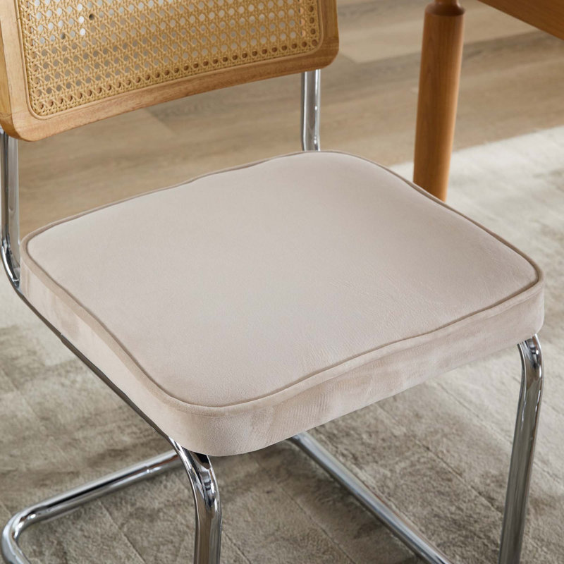 Ensemble de 2 chaises d'appoint Mid-Century, Beige