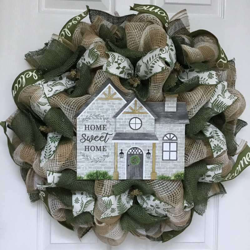Home Sweet Home All Occasion Welcome Wreath