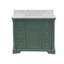 Ensemble de meuble-lavabo simple 42 po avec armoire vert sauge et comptoir en marbre de Carrare-1473184816-1356083433