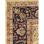 Azerbaijan Hand Knotted Wool Geometric Area Rug in Ivory/Navy-67317716