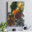 Orange vert sur toile-585228308