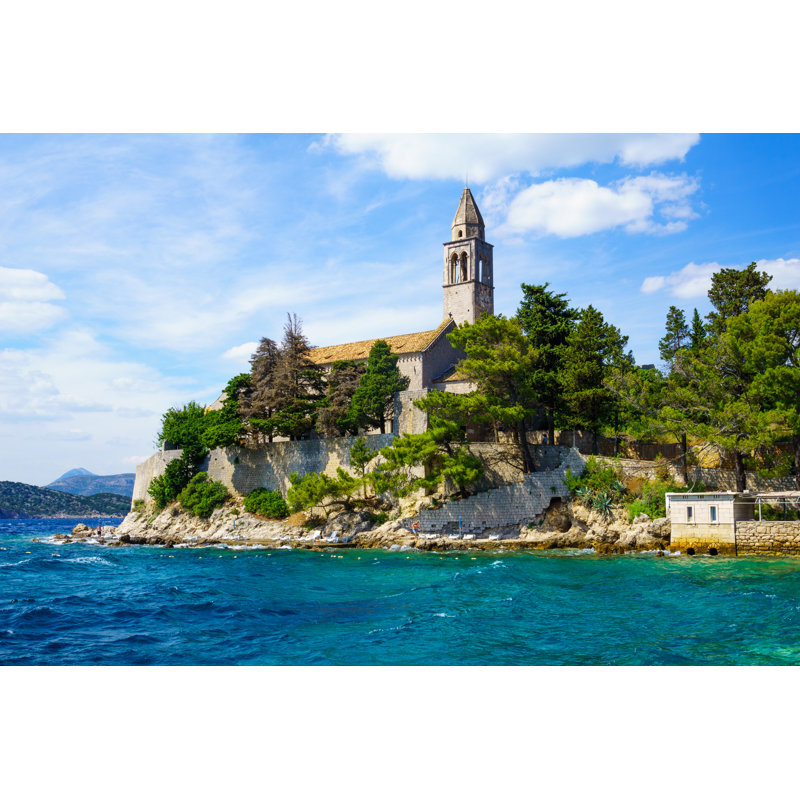 Franciscan Monastery, Lopud - Wrapped Canvas Print, 30cm H x 46cm W x 3.8cm D