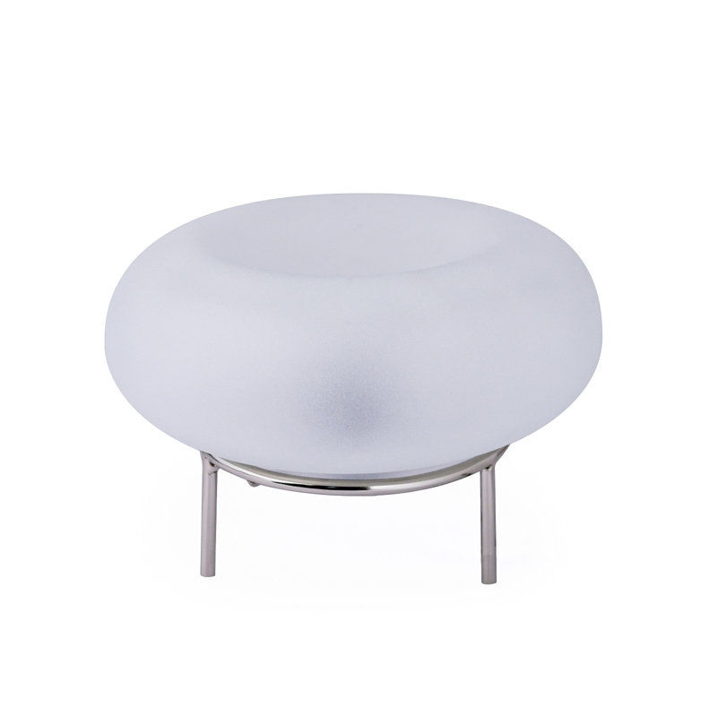 Lampe en verre avec abat-jour en verre