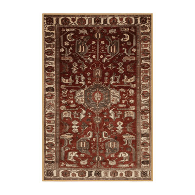 Tapis brun lavable à la machine