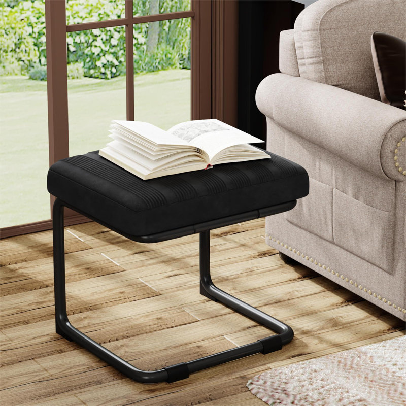 Tabouret d'appoint Climmie, Noir