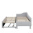 Twin Size Upholstered L-Shaped Upholstered Daybed With Trundle-115271452