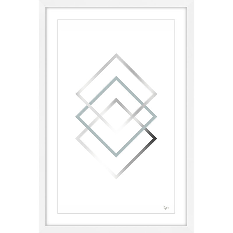 « diamond hologramme ii », impression encadrée, H 45 po x l 30 po x P 1,5 po