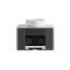 Meuble-lavabo 24 po avec lavabo en céramique blanc Carrara et porte-serviettes-133406113-133406114