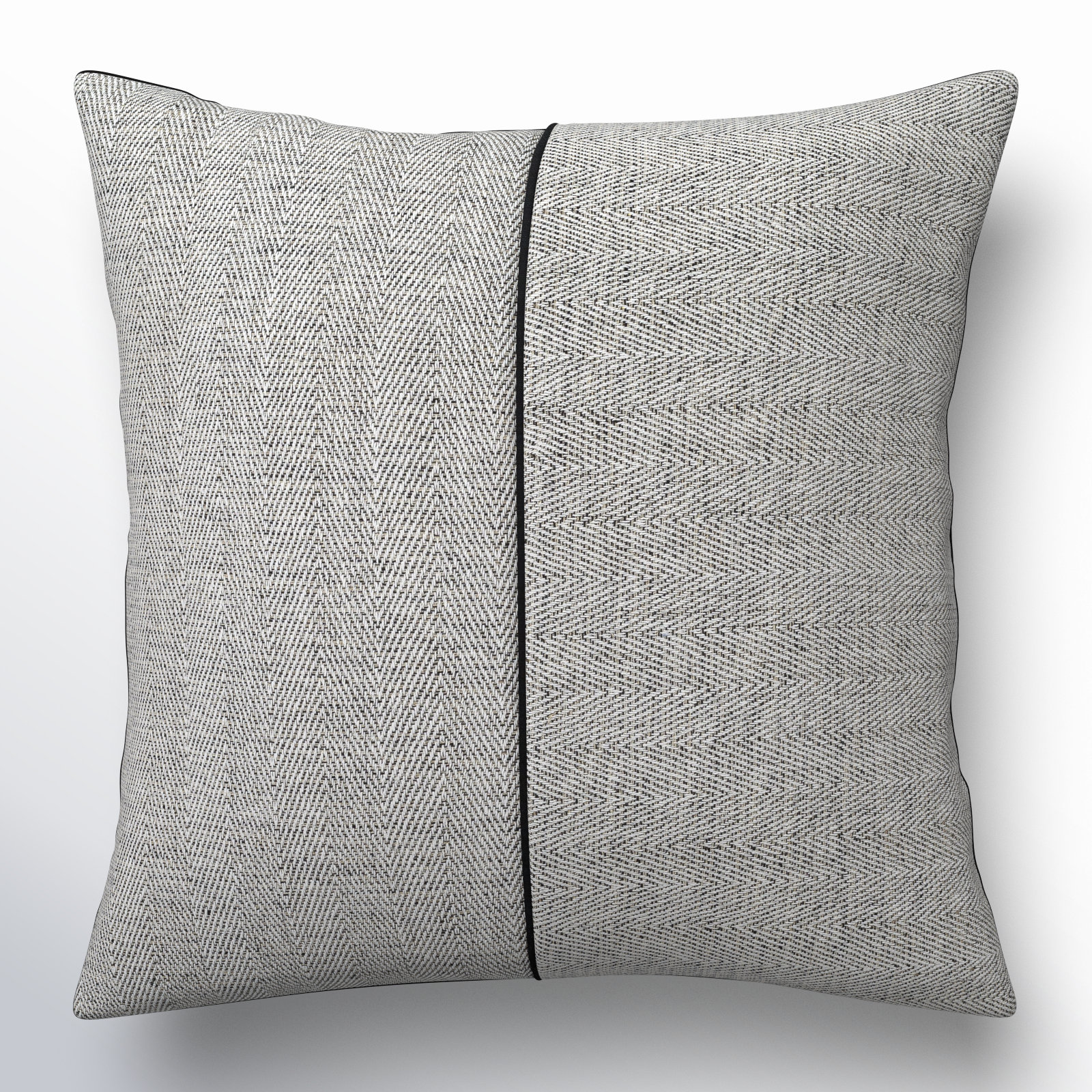 Damir Pillow Cover, 18" x 18", Down Blend