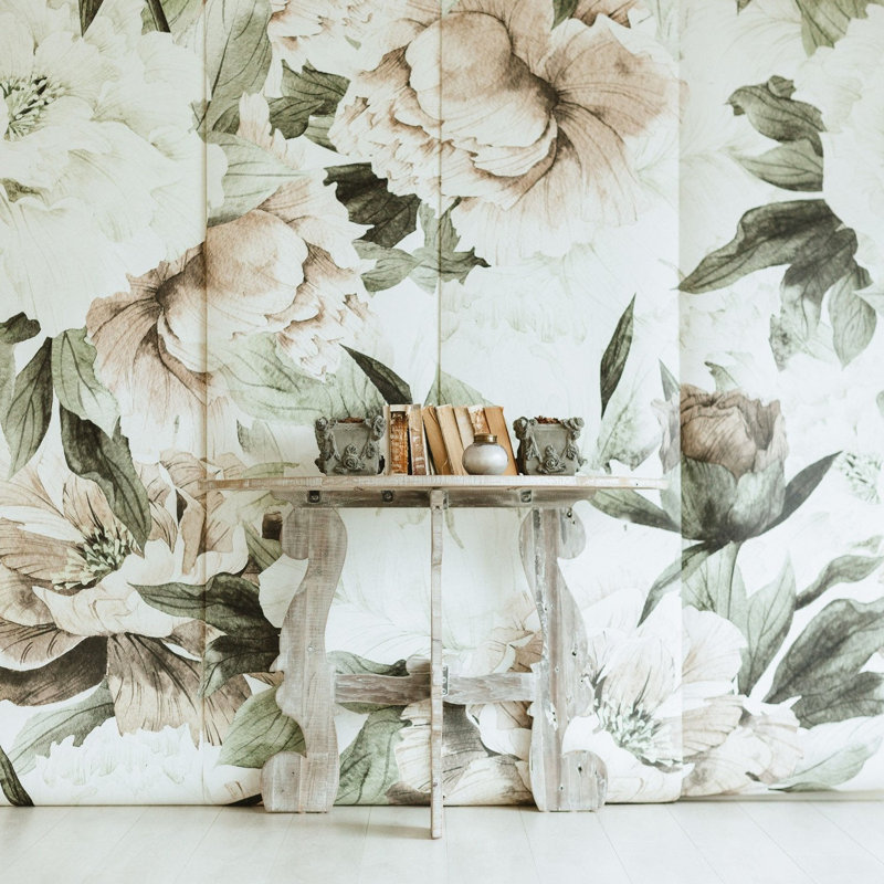 Floral Wallpaper, Pre-Pasted