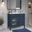 Meuble-lavabo de salle de bain 35,6 po Mid-Century-134320012