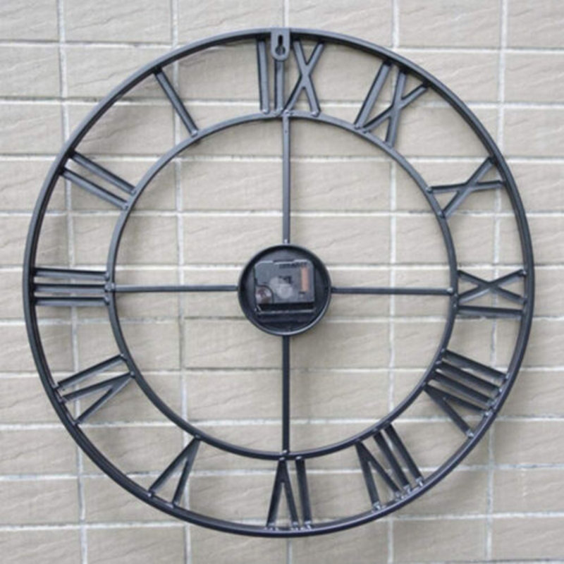 Azzitta Metal Wall Clock, 60cm H x 60cm W x 6cm D
